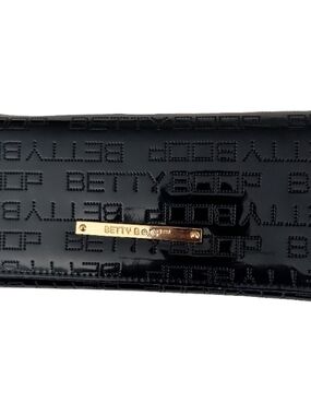 Betty Boop Long Trifold Wallet Limited Edition King Feature Dark Navy Blue Y2K